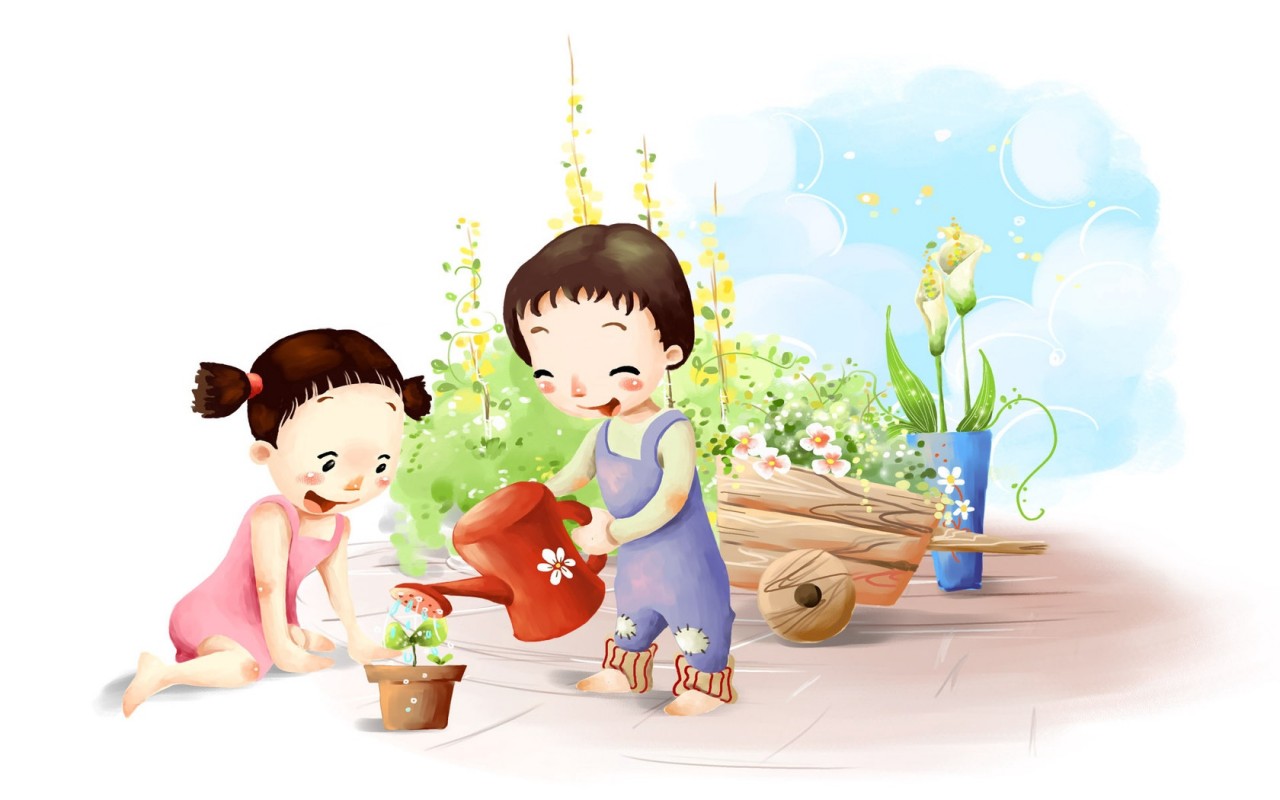 flower children watering - Photo #10966 - Free 3D Models | Free stock ...